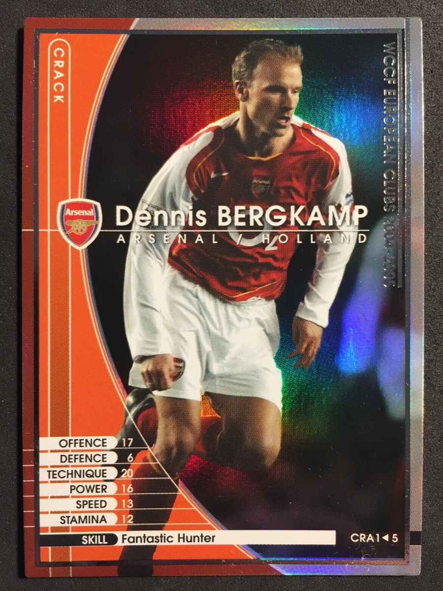 WCCF  2004～2005 2004-05 Panini SEGA WCCF Crack Dennis Bergkamp Arsenal rare