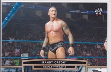 2013 TOPPS WWE RANDY ORTON TRIPLE THREAT #3 WRESTLING INSERT CARD