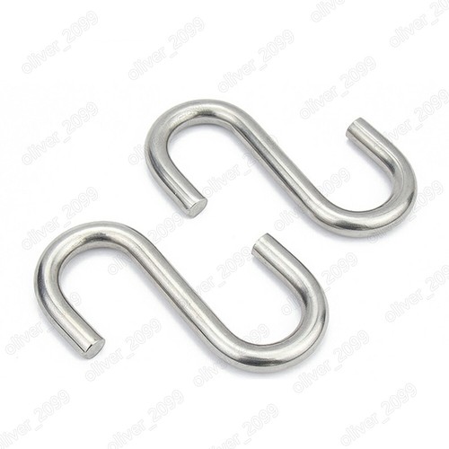304 Stainless Steel S Hooks M2 M3 M4 M5 M6 M8 M10 - Picture 5 of 5