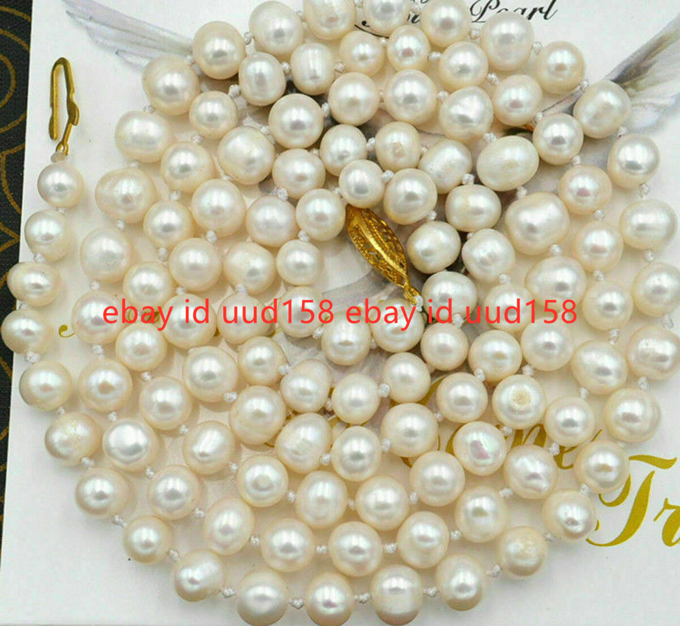 Coin White Pearl Stone Loose Beads Natural White Freshwater Pearl 7-8mm Roundel Loose Beads - 15 Strand Center-Drilled For Jewelry Making Freshwater Pearl Strands In Fine Pearl Necklaces & Pendants - Foto 3