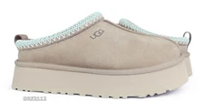 UGG Tazz Sand Suede Fur Slippers Womens Size 9 -NIB-