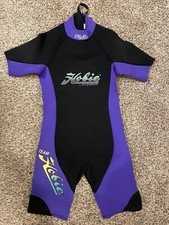 Team Hobie Stearns Wetsuit Short, Short Sleeve, Purple/Black Mens Large