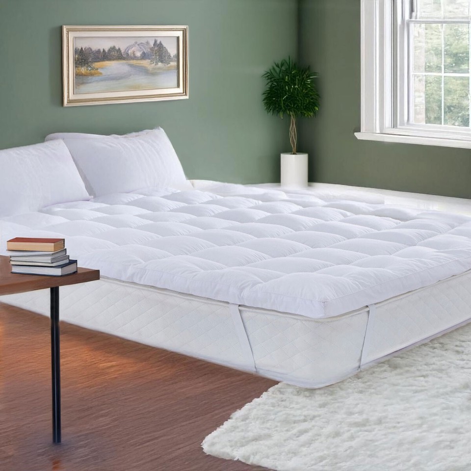 Hotel Qualty Mattress Topper Thck Deep Toppers Sngle Double Kng Hotel Qualty Mattress Topper Thck Deep Toppers Sngle Double Kng