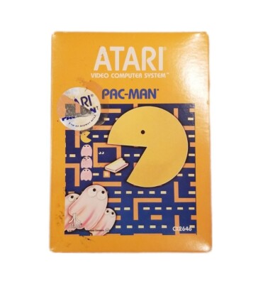New Pac-Man 1982 Atari CX2646 Unopened with Bonus Versions
