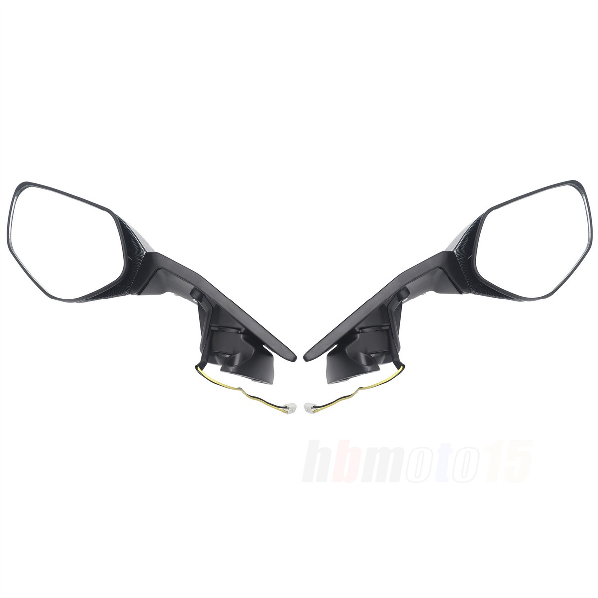 オーダー Carbon Fiber Style Rearview Mirrors LED Turn Signals For