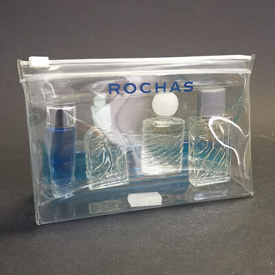 ROCHAS, Etui mit 4 Parfum Miniaturen aus Sammlung