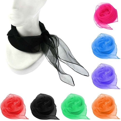 Fashion Small Square Scarf Gradual Change Color Chiffon Silk Scarf Dance Decorative Headband Scarf Silk Scarf – Buy The Best Products In The Online Store - Foto 8