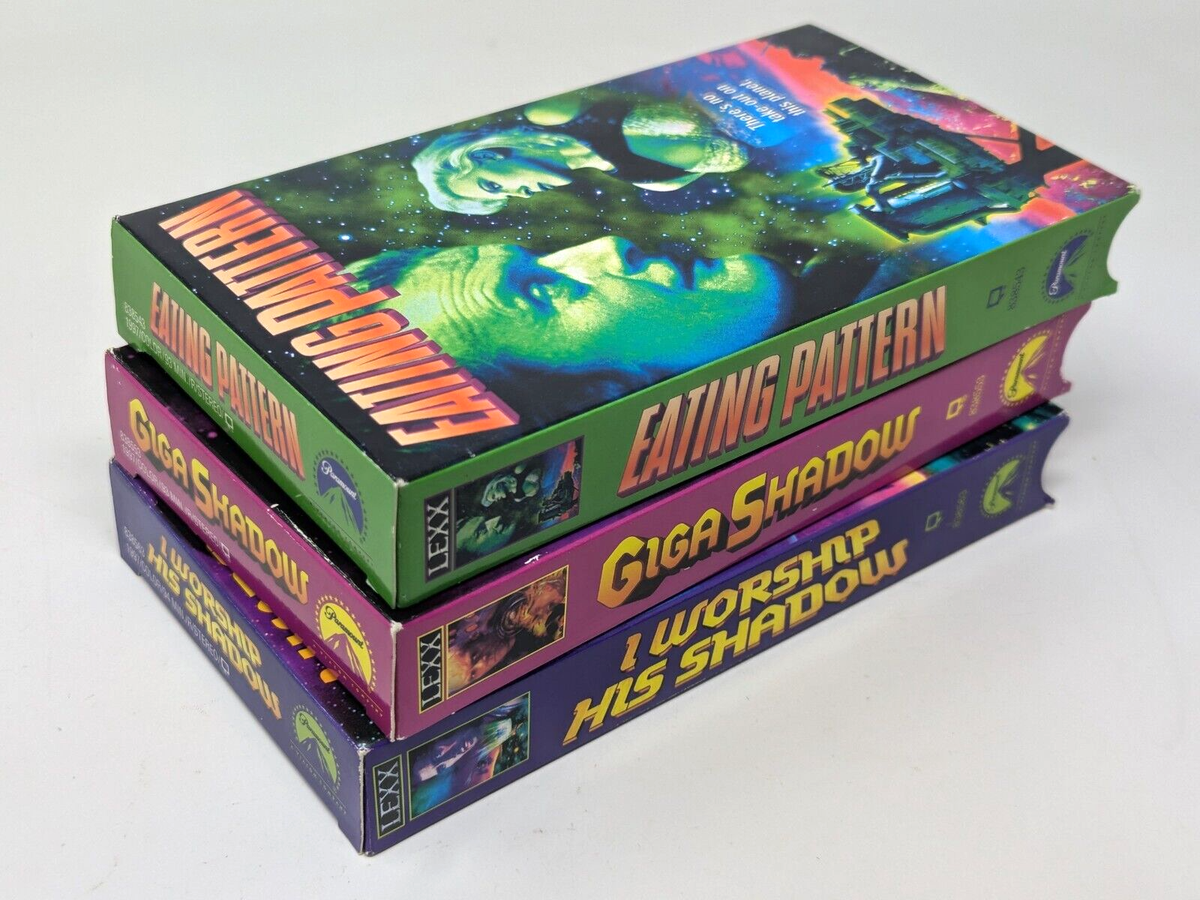 LEXX VHS Lot: Giga Shadow / Eating Pattern / I Worship His Shadow