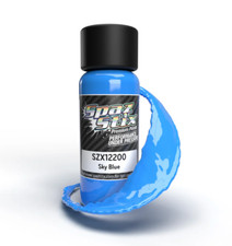 Spaz Stix 12200 Solid Sky Blue Airbrush Ready Paint, 2oz Bottle