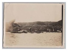 Lorch am Rhein Rheingau 1931 - 2 Dampfer Seitenraddampfer - Altes Foto 1930er