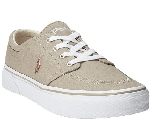 Ralph Lauren breeana Beige/brown Canvas Boat shoes size 7.5B  display picture 1