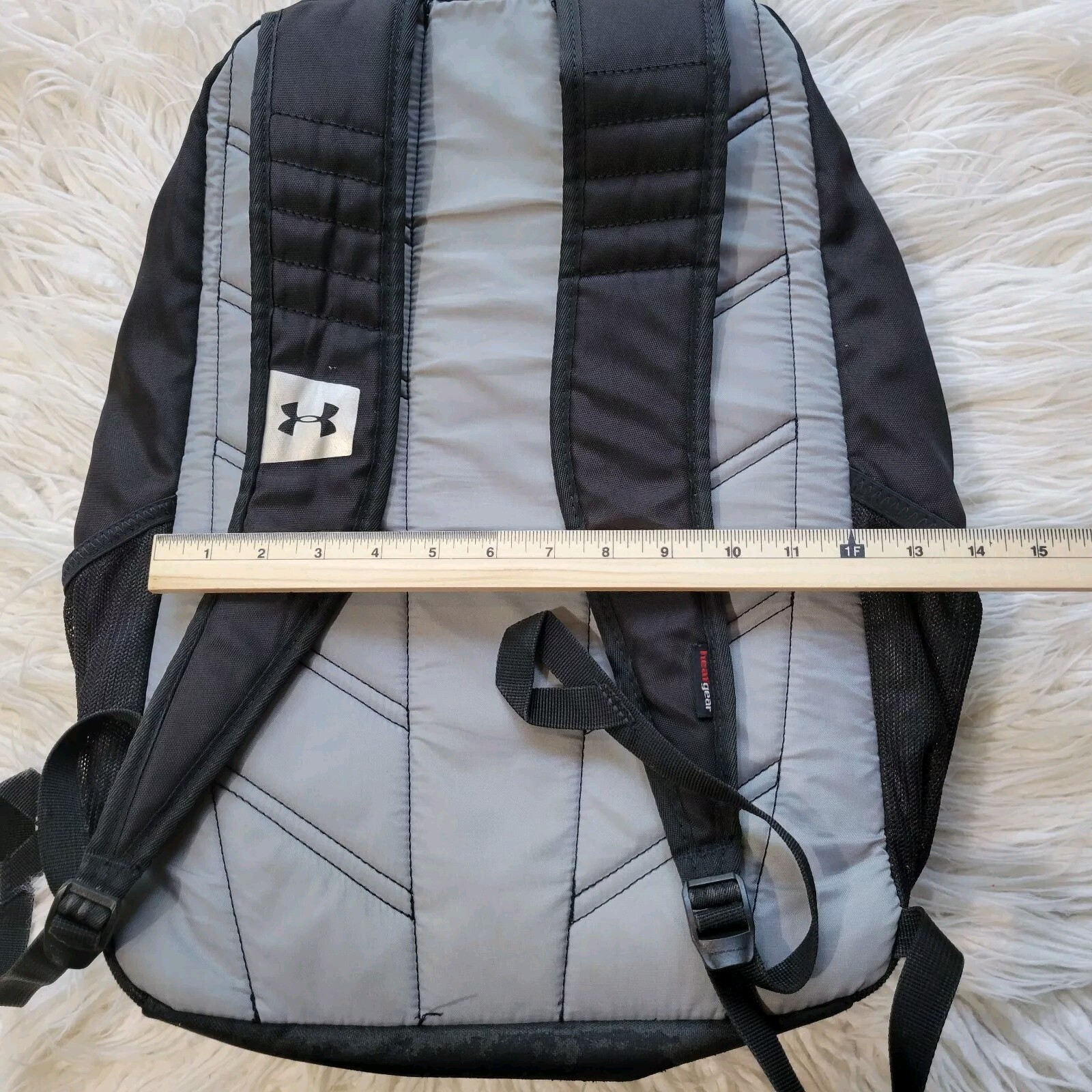 Under Armour Storm 1 Backpack Black And Silver Multi Zipper eBay