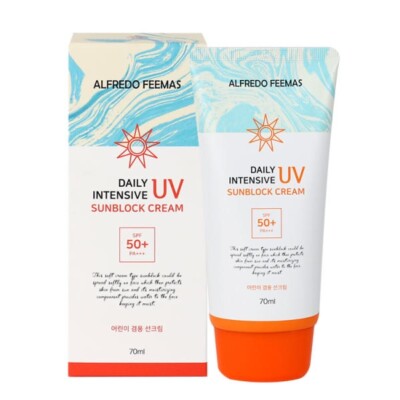 ALFREDO FEEMAS Daily Soft Touch Sunscreen Sun Block Cream SPF 50 PA+++ 70ml