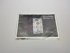 Charland Designs Christmas Button Up Counted Cross Stitch Pattern With Thread 6P