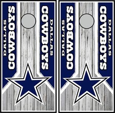cowboys wood 0611 cornhole board vinyl wraps