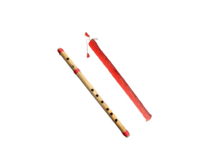 NEW 23 '' SCALE A # SHARP  BAMBOO FLUTE / MURLI BANSURI with VELVET COVER GIFT
