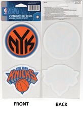 WinCraft New York Knicks Die Cut Decals 2-Pack 4" x 8" Colored 