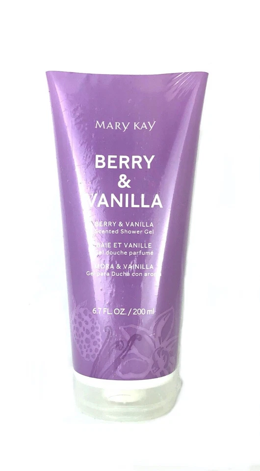 MARY KAY BERRY AND VANILLA SCENTED SHOWER GEL~3 TUBES~6.7 FL. OZ. EACH~FULL SIZE - Image 3 of 4