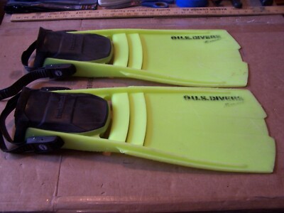 US Divers Technisub Monaco Scuba Snorkeling Fins Adjustable S/M Water Sports