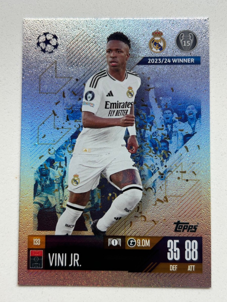 2024/25 Topps Match Attax 2023/24 UCL Winner Foil Card 'Vini