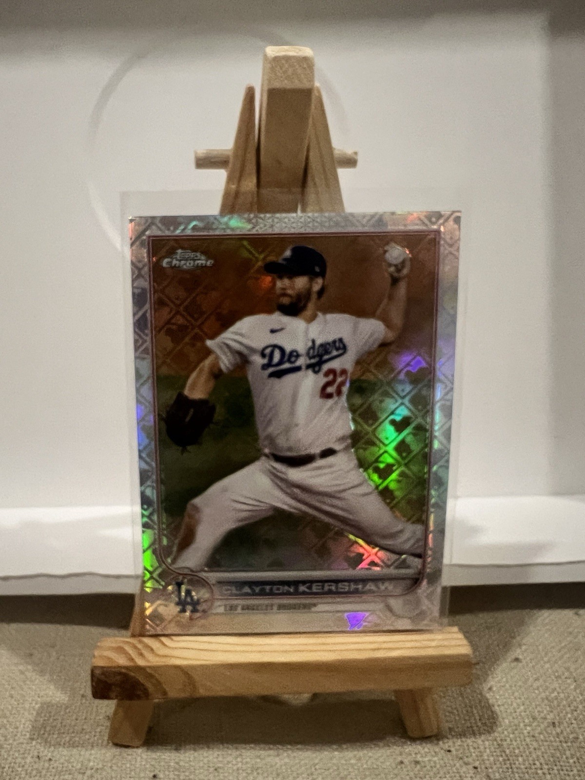 2022 Topps Chrome Logofractor Edition #23 Clayton Kershaw