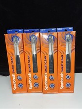 PACK OF 4-Spinbrush Smart Clean Powered Toothbrush SOFT, TIMER, Dual Action Head
