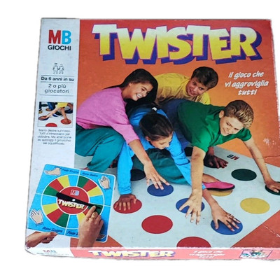Twister Gesellschaftsspiel MB Vintage 