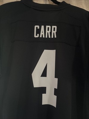 Derek Carr #4 - Las Vegas Raiders - On Field Jersey Nike - Youth