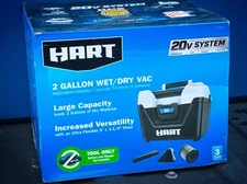 Hart 20 Volt Cordless 2 Gallon Shop Vacuum (Tool Only) | HPWD01
