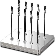 Magnetic Helping Hands for Soldering - All-in-One Station with 10 Flexible Clips