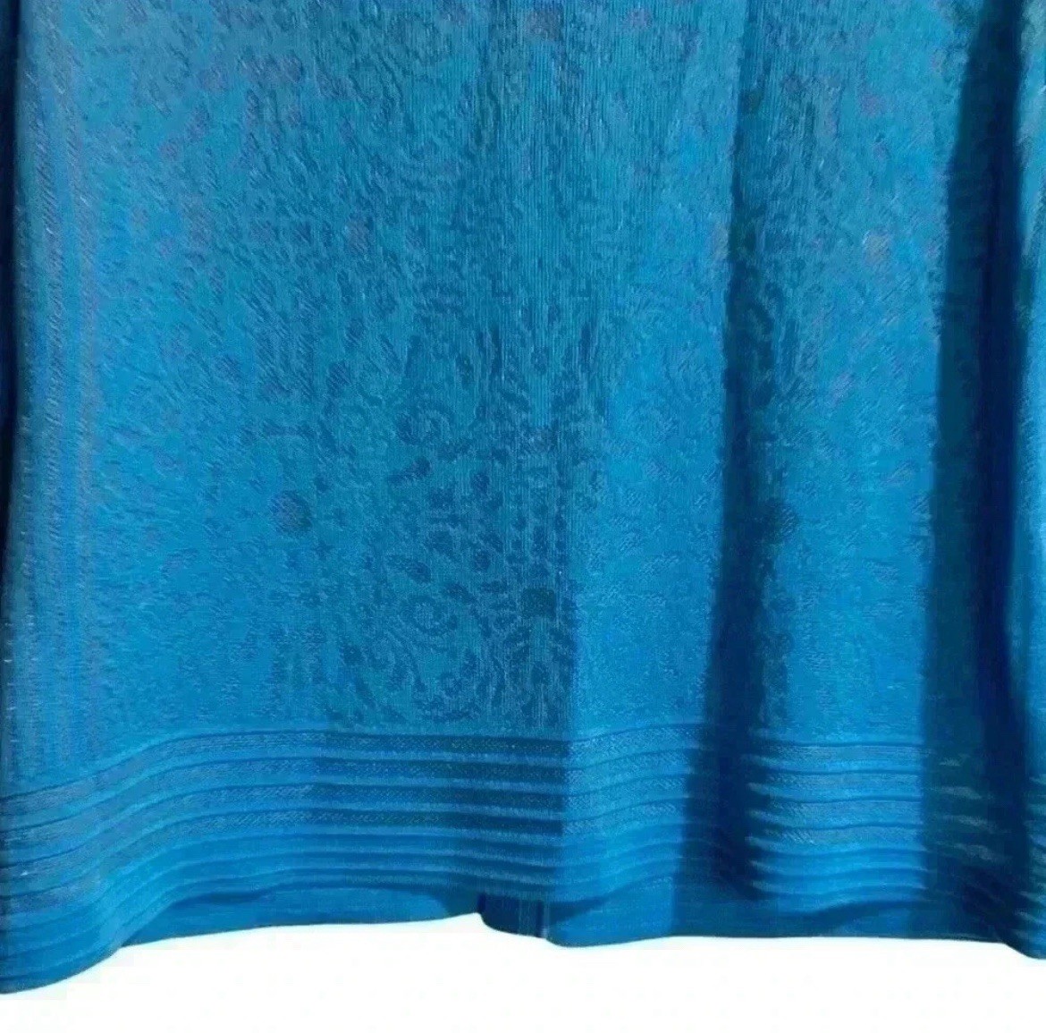 Ming Wang Vibrant Blue Patterned Jacket Cardigan … - image 7