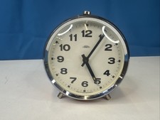 PRIM Wecker mechanisch Czechoslovakia Vintage Uhr funktioniert + L&auml;utet
