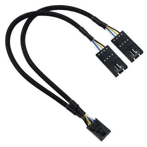 RGB Splitter for  RGB HUB, Lighting Node Core and ICUE  CORE XT 4 Pin Male7189