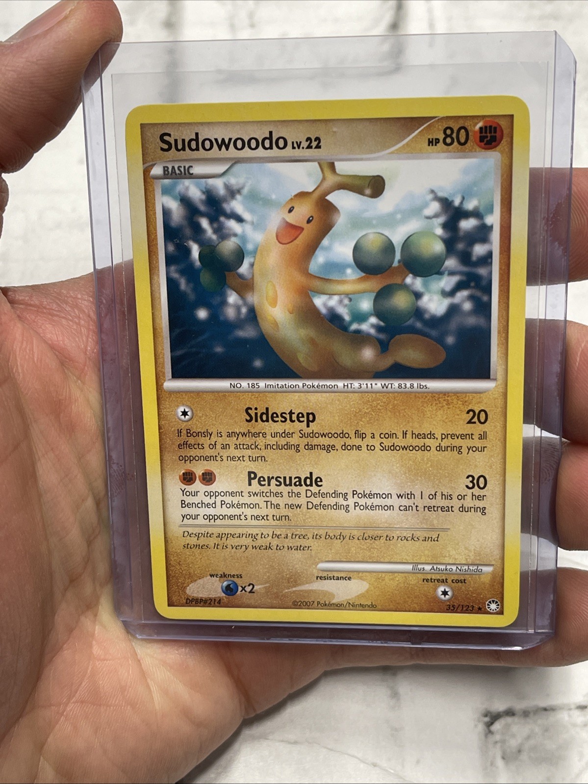 Sudowoodo 35/123 Rare Mysterious Treasures Pokémon Card NM/MT Pokemon 2007 TCG
