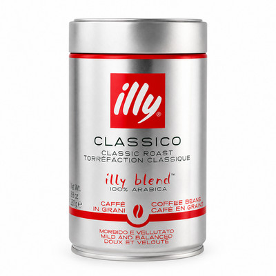 illy Classico Bohnen Kaffeebohnen Grani mittlere Röstung 12 x 250 g