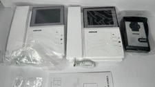 Wired Video Intercom Doorbell System 4.3 Inches HD LCD 2- Monitor Video Door