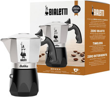 New Brikka, Moka Pot, L'Unica Caffettiera in Grado Di Fare Un Espresso Cremoso, 