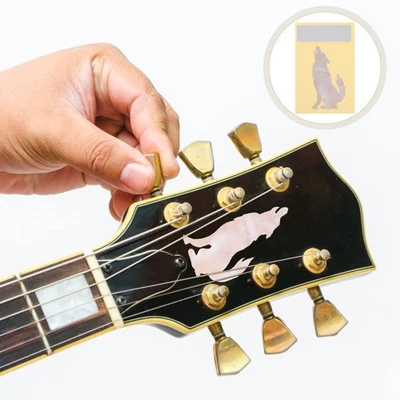 Autocollant De Tête Stickers Guitare Manche Autocollants Accessoires - Photo 1/4