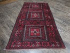Anatolian Vintage Turkish Rug HandMade Turkish Tribal Geometric Rug 3.5x6.8 Ft — photo 1