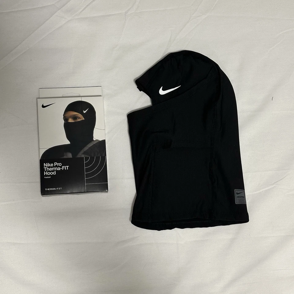 Nike Pro Therma-Fit Hyperwarm Hood Ski Mask Black 💥SHIP SAME DAY💥 - image 2 of 4