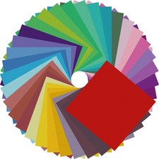 Origami Paper Double Sided Color - 200 Sheets - 20 Colors - 6 Inch Square Eas...