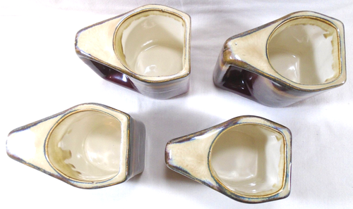 Rodolfo Padilla Stacking Drip Glaze Coffee Mugs, Set of 4 - Picture 4 of 7