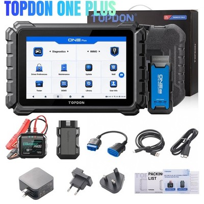 TOPDON ONE PLUS Bi-directional Diagnostic Tool + BTM0bile ProS & TopScan Master