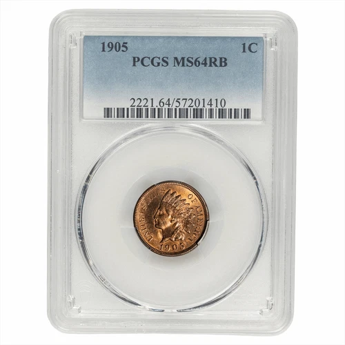 1905 Indian Head Cent 1C PCGS MS 64 RB