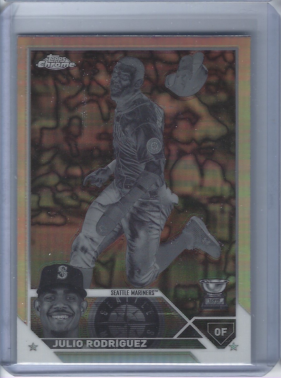 2023 Topps Chrome Julio Rodriguez #200 Negative Refractor Parallel