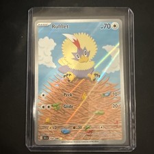 Pokémon Rufflet 154/086 Black Bolt Full Art Holo Illustration NM Condition on eBay