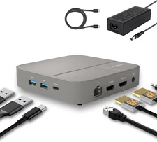 i-MagBac USB C Laptop Docking Station Dual Monitor 4K@60Hz or 8K@30Hz *6218C6D