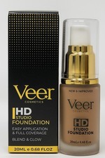 Veer Cosmetics Liquid HD Studio Foundation 0.68 fl oz Chocolate