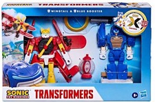 Transformers Collaborative Sonic the Hedgehog 6  Figure Wingtail & Blue Booster