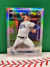 2022 Topps Chrome Shane Baz Prizm refractor #201 Rookie Tampa Bay Rays (RC)